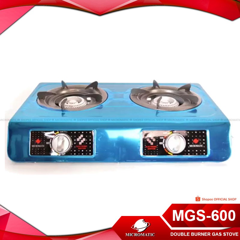 Micromatic Mgs 600 Double Burner W O Regulator Stainless Gas Stove