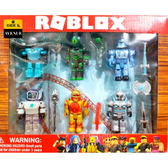 Champions Of Roblox Toy 6 Figures Included Brand New Shopee Philippines - roblox champions of roblox