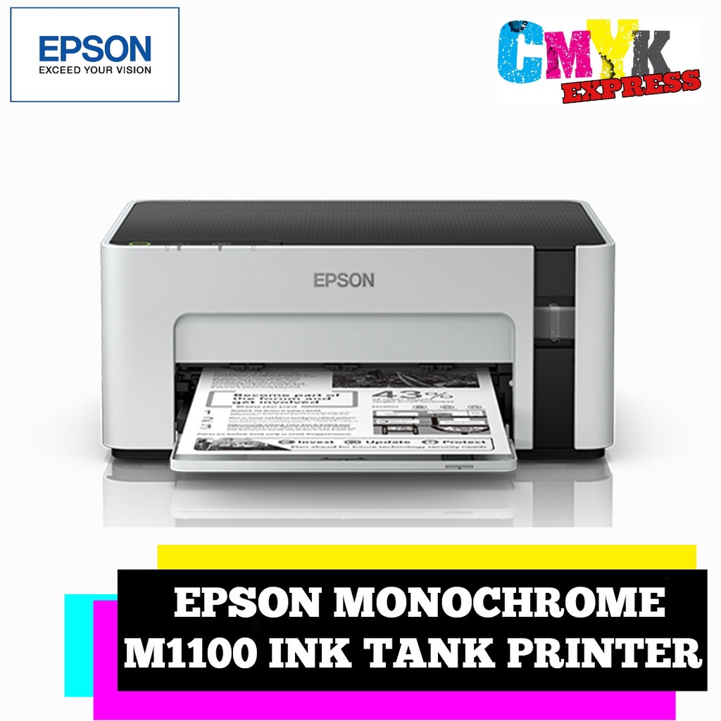 Epson EcoTank Monochrome M1100 Ink Tank Printer Shopee Philippines