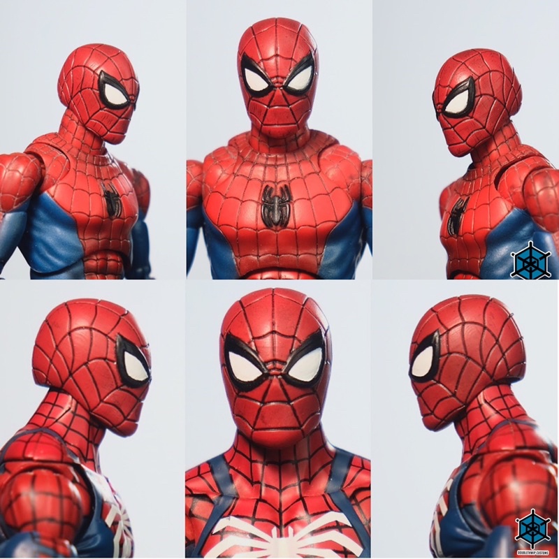 Custom Marvel Legends / Mafex PS4 Spider-Man HEAD ONLY | Shopee Philippines