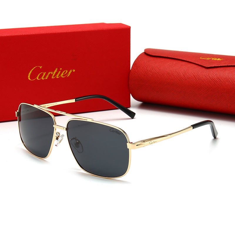 Cartier Sunglasses Cartier Ct 2107 Men S Polarized Sunglasses Metal ...