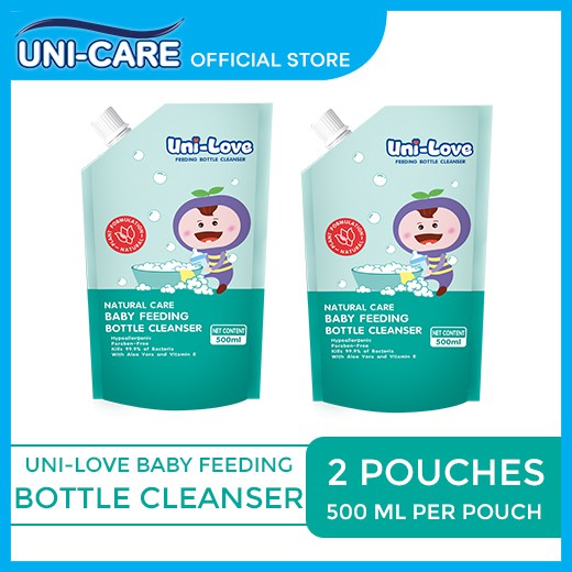UniLove Baby Bottle Cleanser 500ml Pack of 2 Shopee Philippines