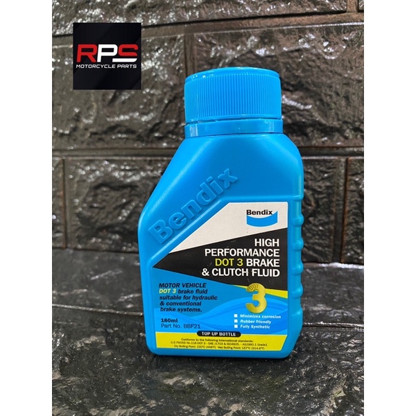 Bendix Brake Fluid DOT 3 160mL Shopee Philippines