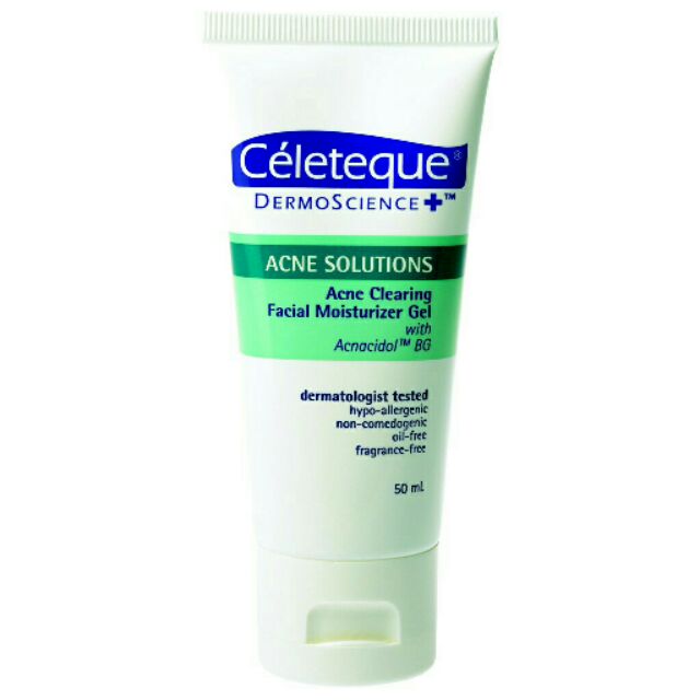 acne clearing facial moisturizer gel