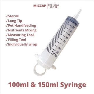 100ml 150ml & 300ml Syringe • Disposable Plastic Syringe • Pet Feeder • Hydroponic Nutrients • Long