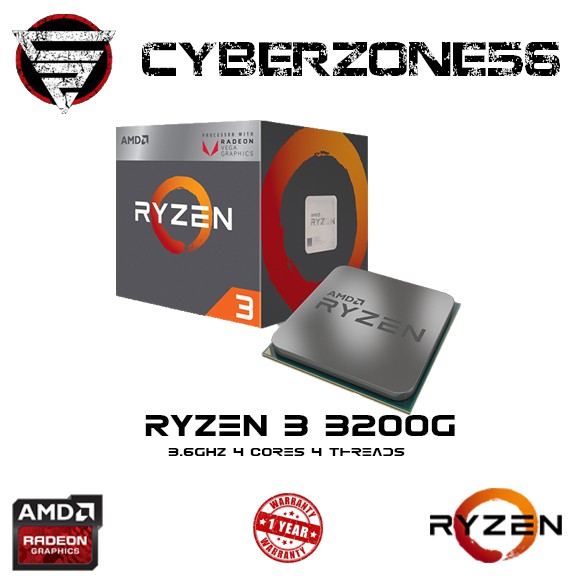 Amd Ryzen 3 30g Socket Am4 3 6ghz With Radeon Vega 8 Processor Shopee Philippines