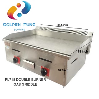 COMMERCIAL GAS GRIDDLE  PL- 718 LARGE Multi Purpose Burger grill  Nonstick machine