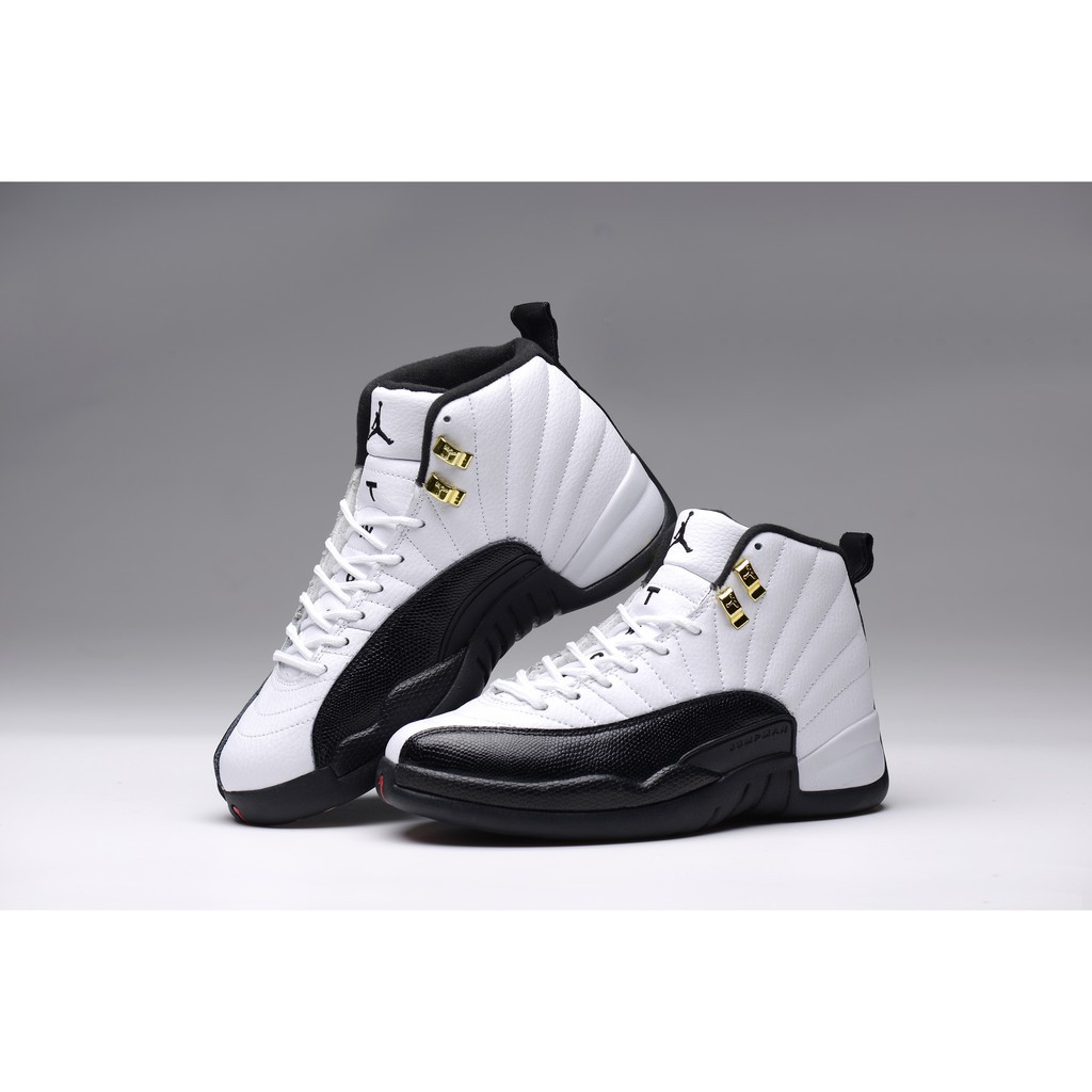 jordan 12 black n white