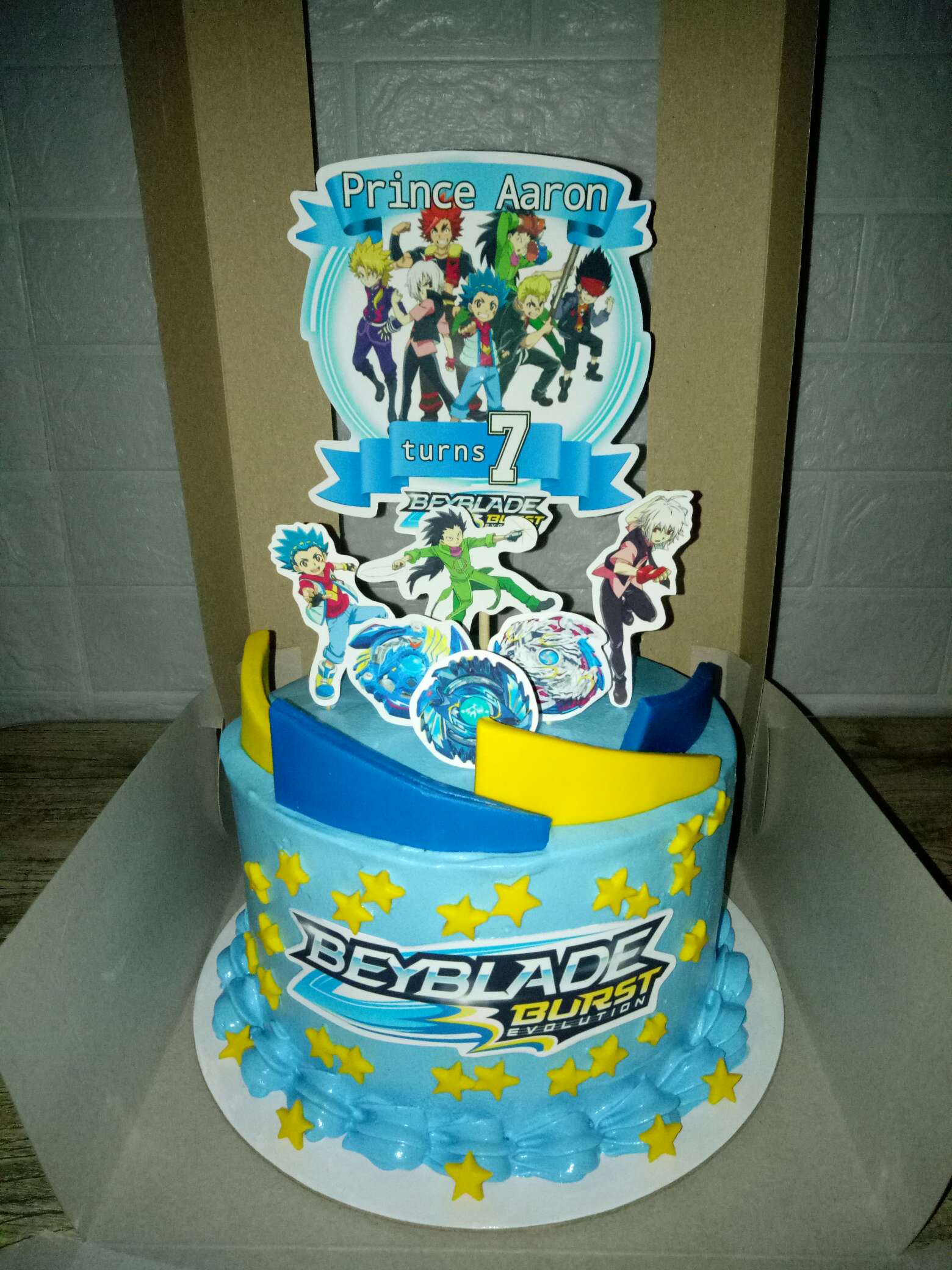 Beyblade Burst Cake Topper Customized Shopee Philippines