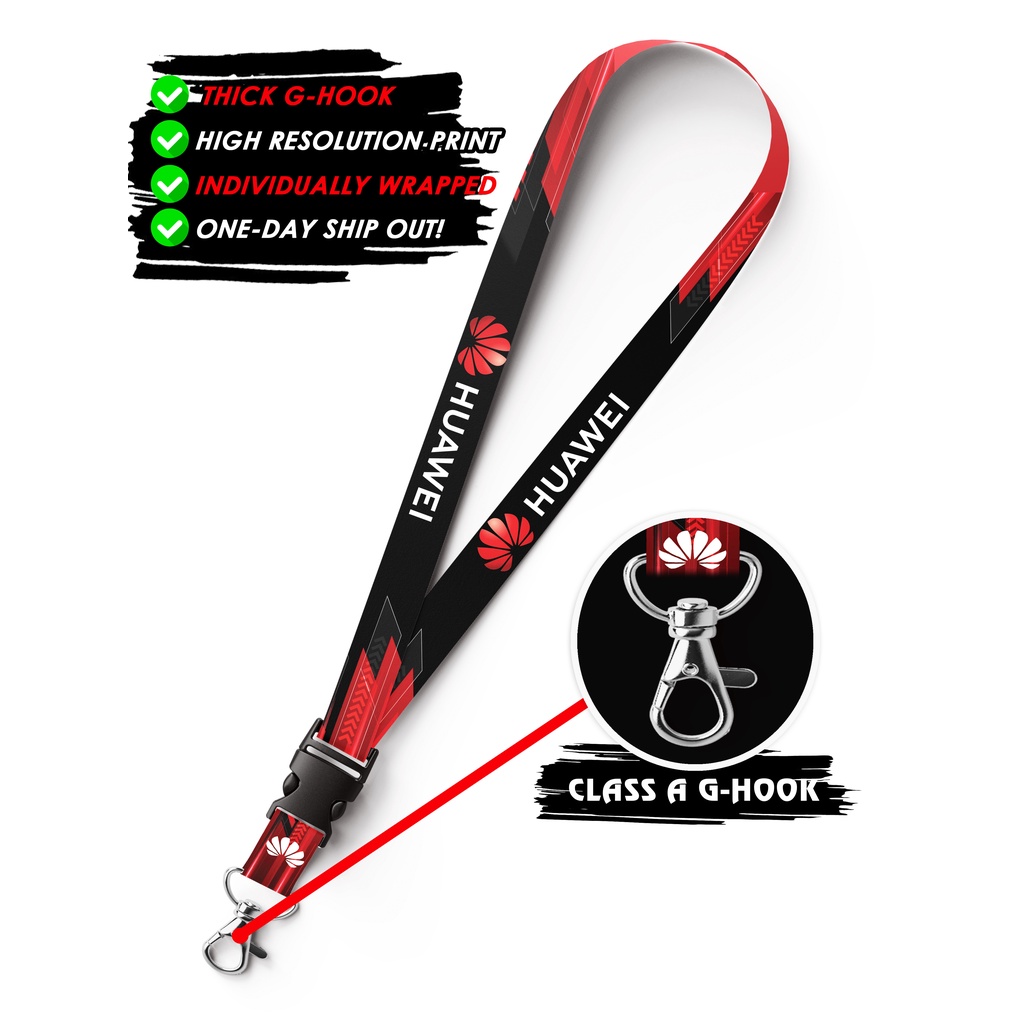 Huawei Lanyard Sublimation sling ID Cord ID Lace | Shopee Philippines