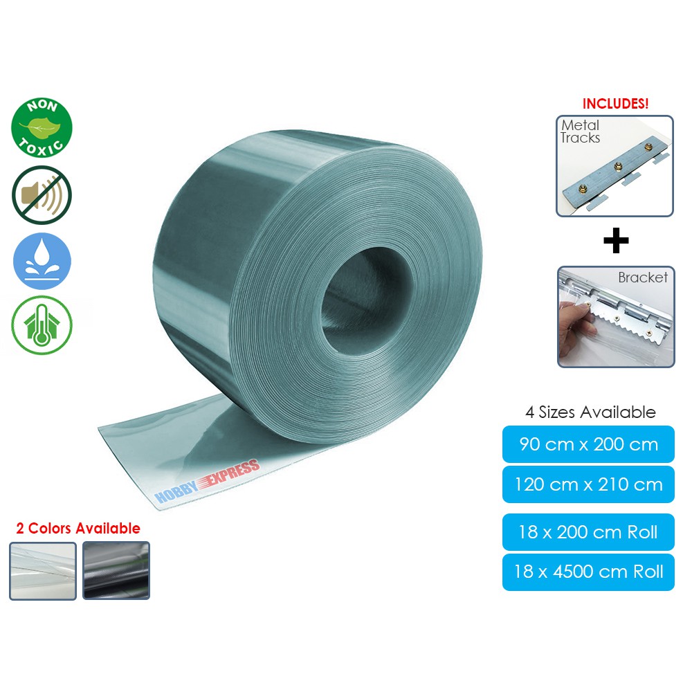 Hobby Express 147ft Roll Pvc Strip Door Curtain Insulation