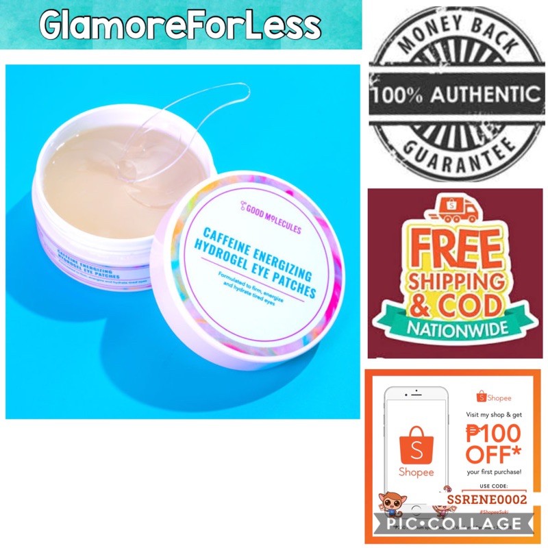 ONHAND! Authentic Good Molecules Caffeine Energizing Hydrogel Eye