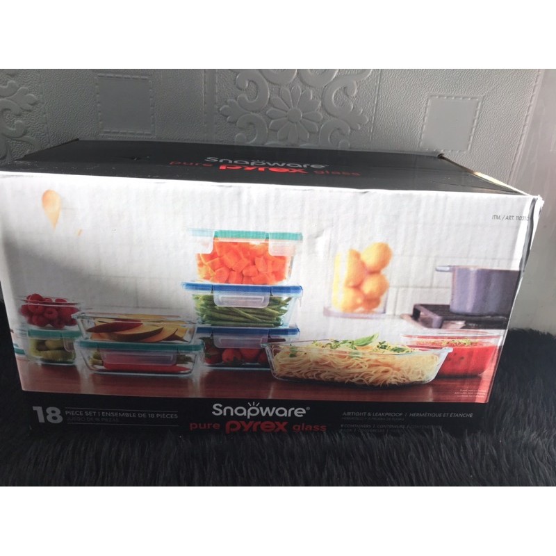 Glass Snapware 18 Pieces