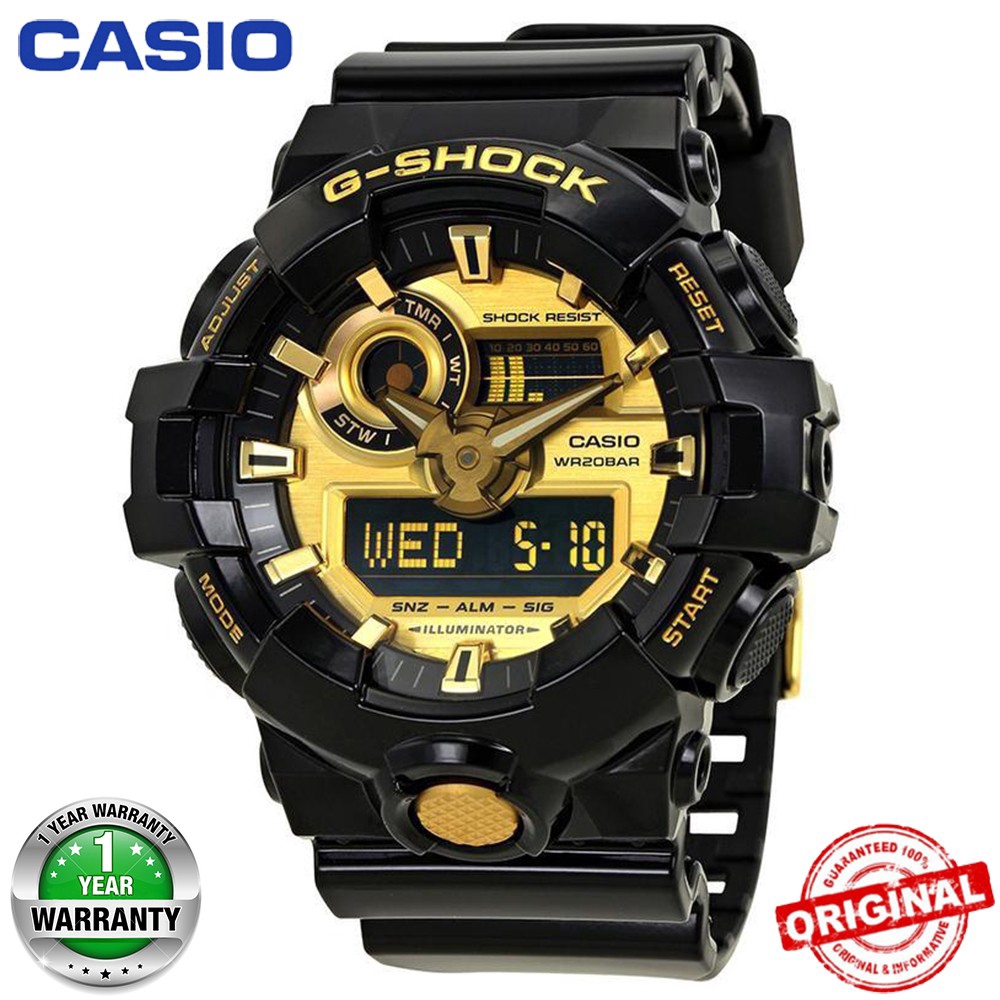 jam g shock gold