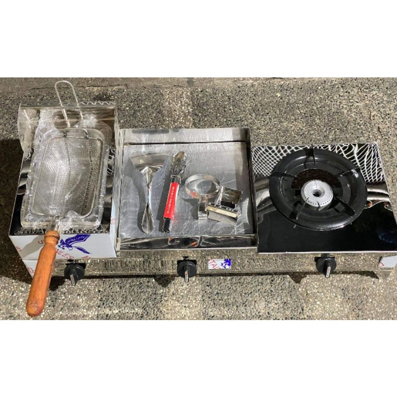 3 in 1 Burger Grill with Fryer and Stove Shopee Philippines