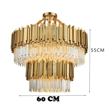 gold crystal chandelier modern