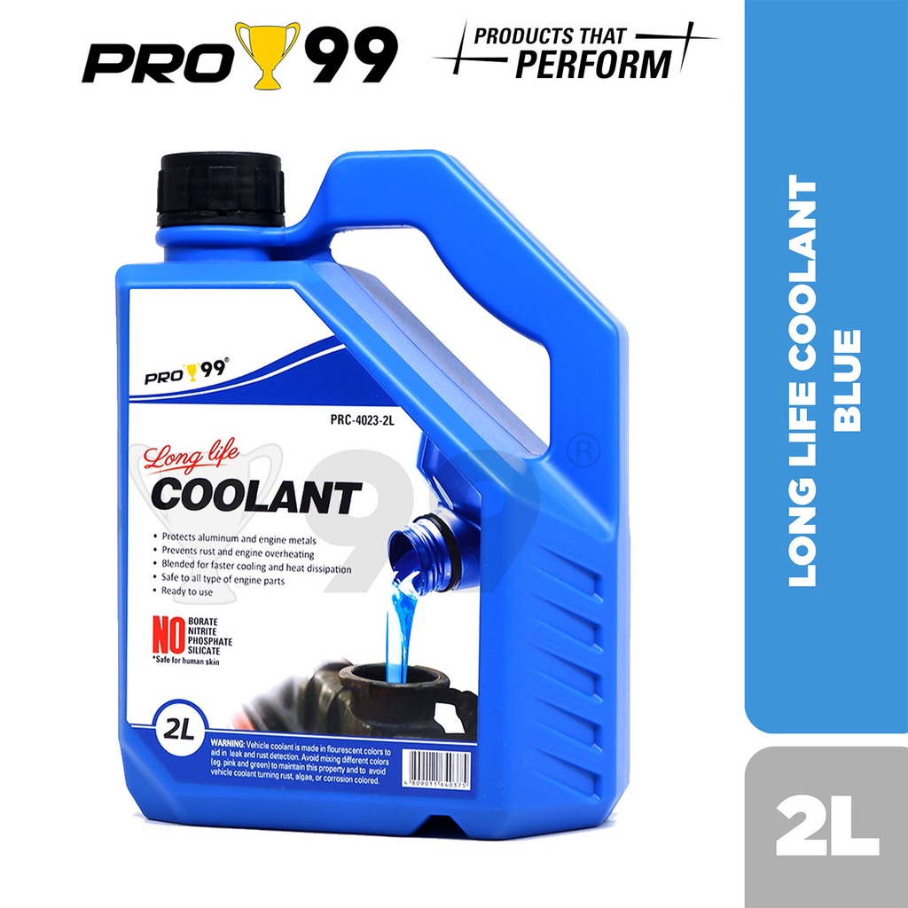 Pro-99 Ready to use Long life coolant Blue 2 Liters | Shopee Philippines