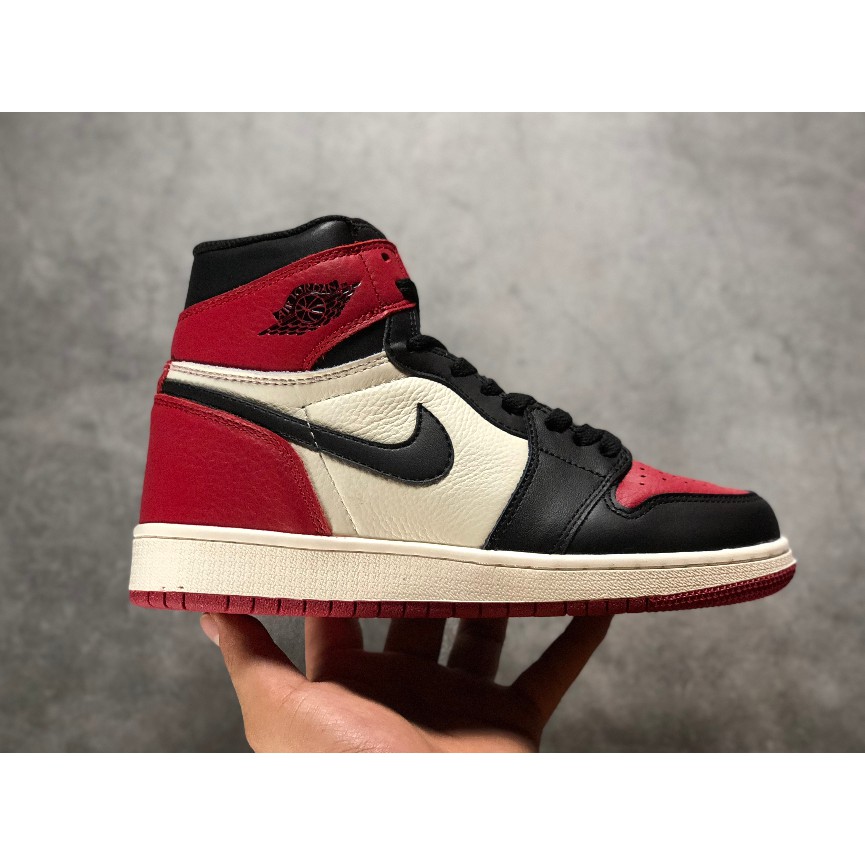 air jordan 1 bred toe gs