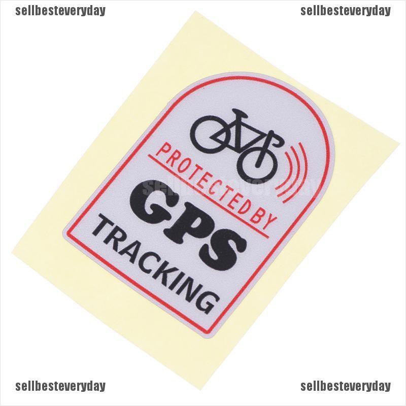 Anti Theft Safety Decal Bicycle GPS Tracking Stickers Bike ProtectiJB