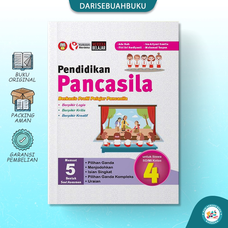 Pancasila Education Book SD Class 4 - Merdeka Curriculum | Shopee ...