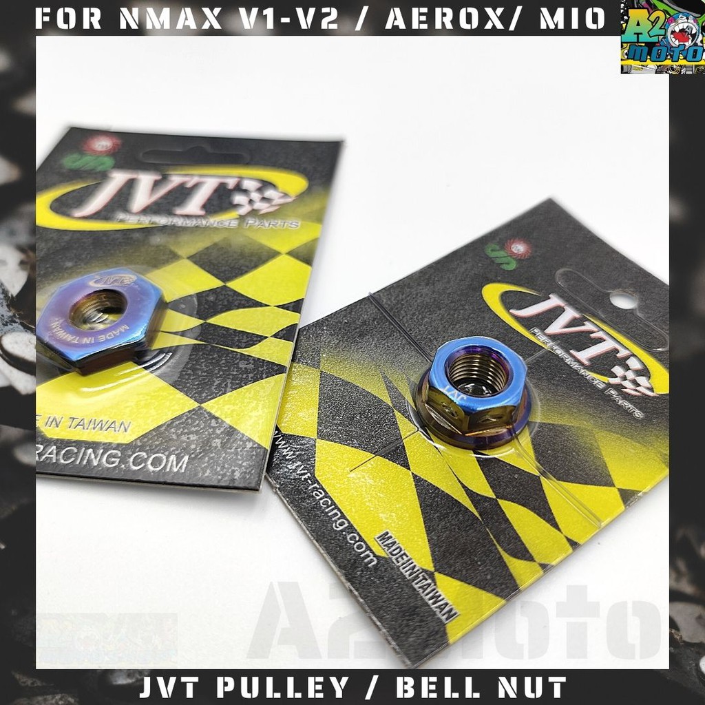 JVT Pulley Bell Nut Titanium for NMAX V2 V1 / AEROX / MiO i125 / MSI
