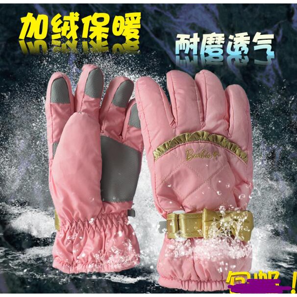 baby girl snow gloves