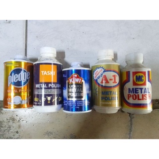 METAL POLISH PLEDGE(150ML), TASKI(150ML), KIWI(100ML), A-1(150ML), MC(125ML) PAMPAKINTAB NG BAKAL