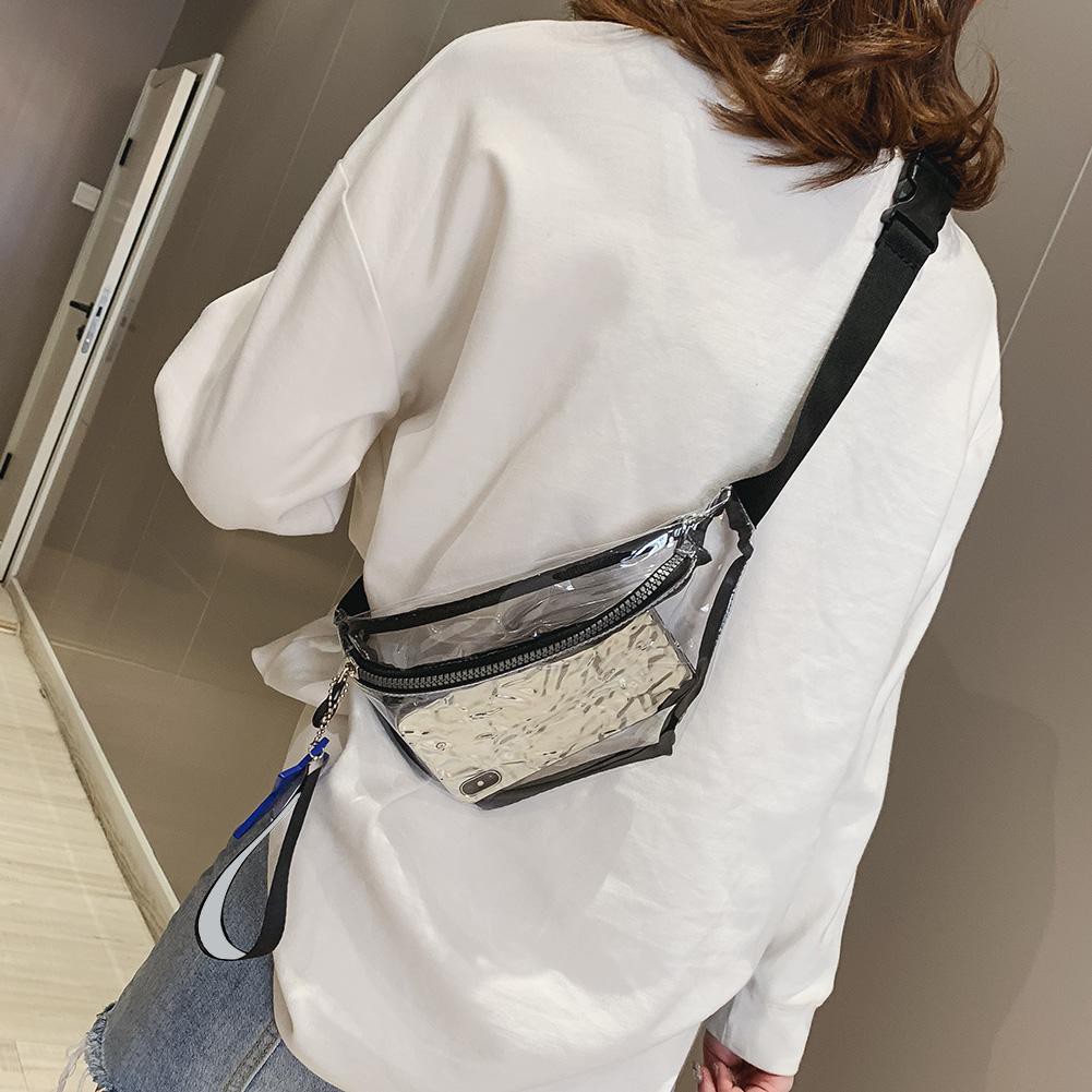 clear pvc bum bag