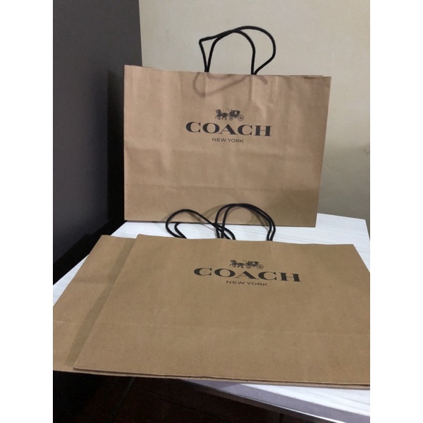 Coach paper bag (original) Shopee Philippines