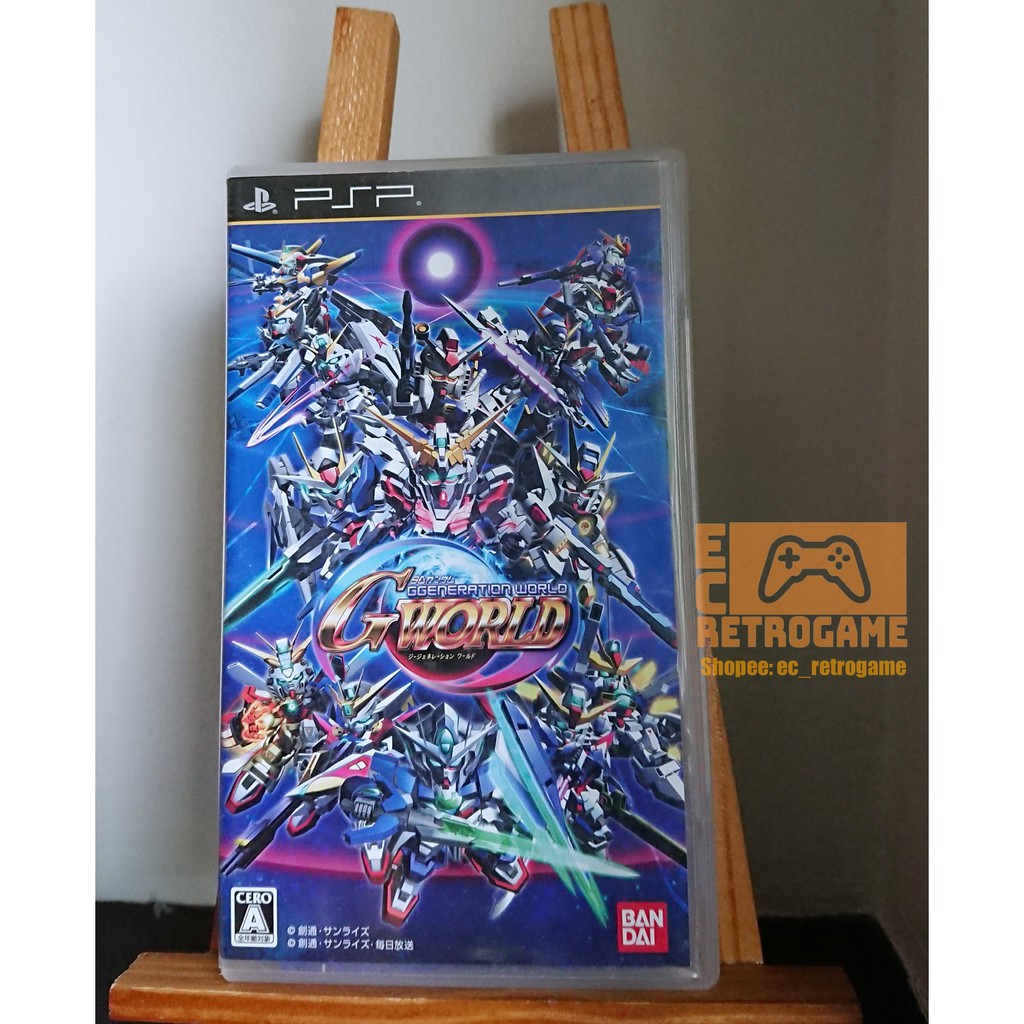 Sd Gundam G Generation World Original Japan Psp Game Shopee Philippines