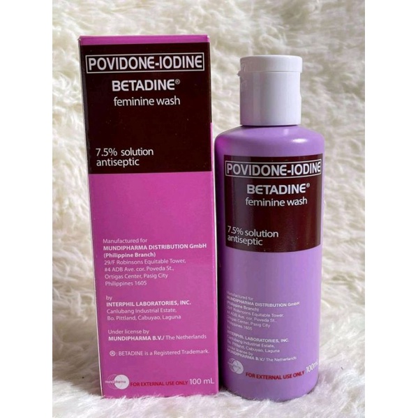 Betadine Feminine Wash /100ml. Authentic Shopee Philippines