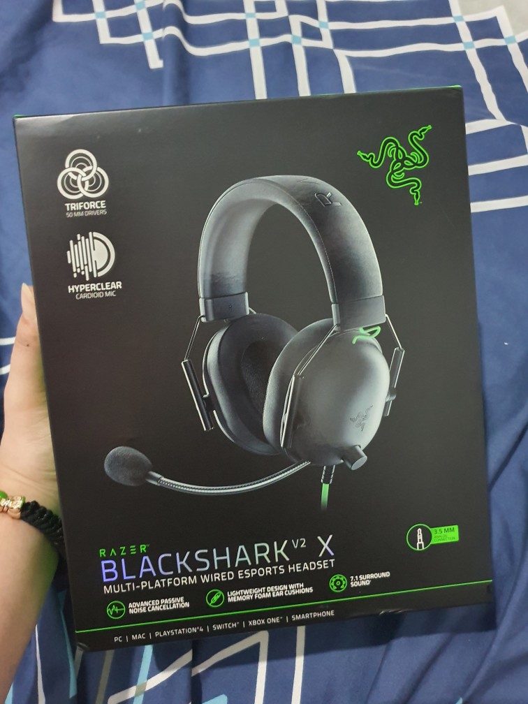 Razer BlackShark V2X Multi-platform Wired eSports Headset | Shopee ...