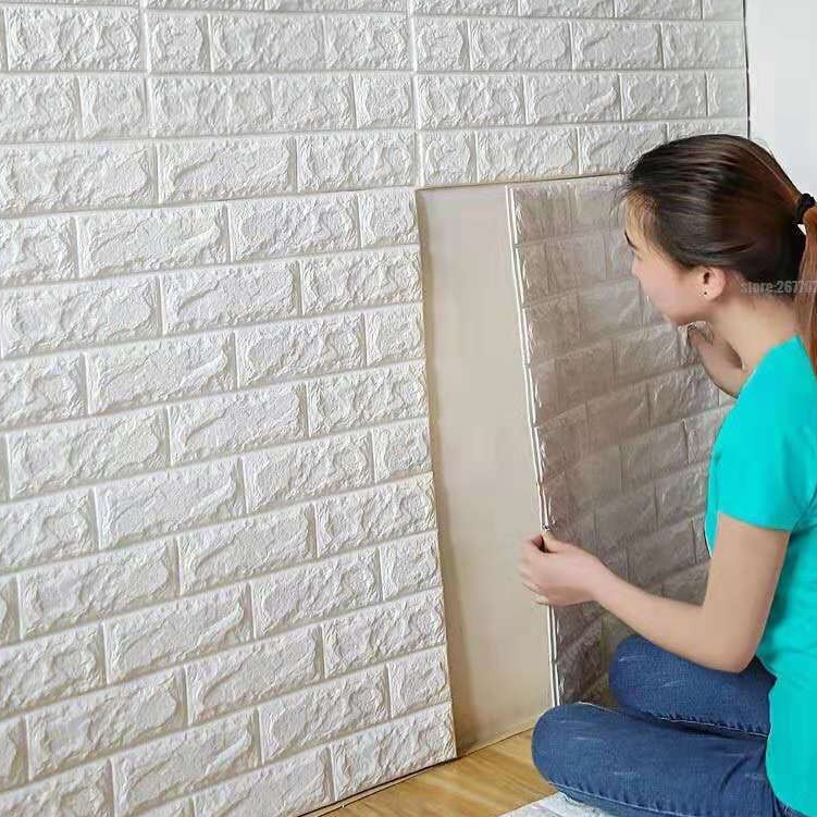 Design 3d  Foam  Brick  Wallpaper Philippines Mural Wall