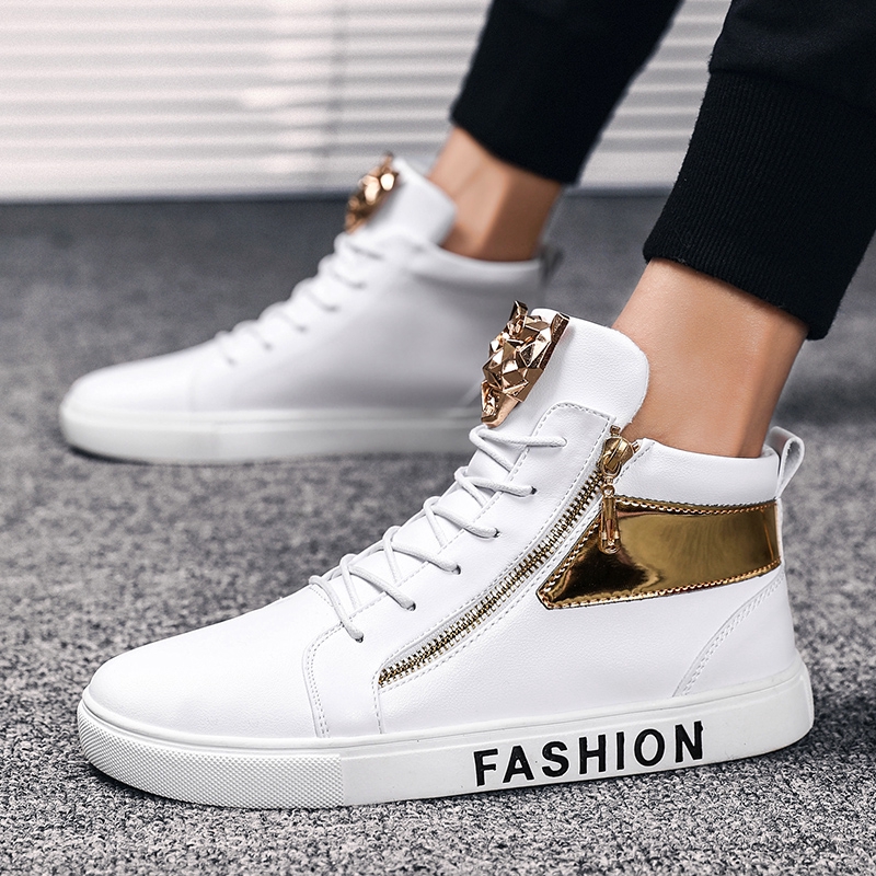waterproof high top sneakers