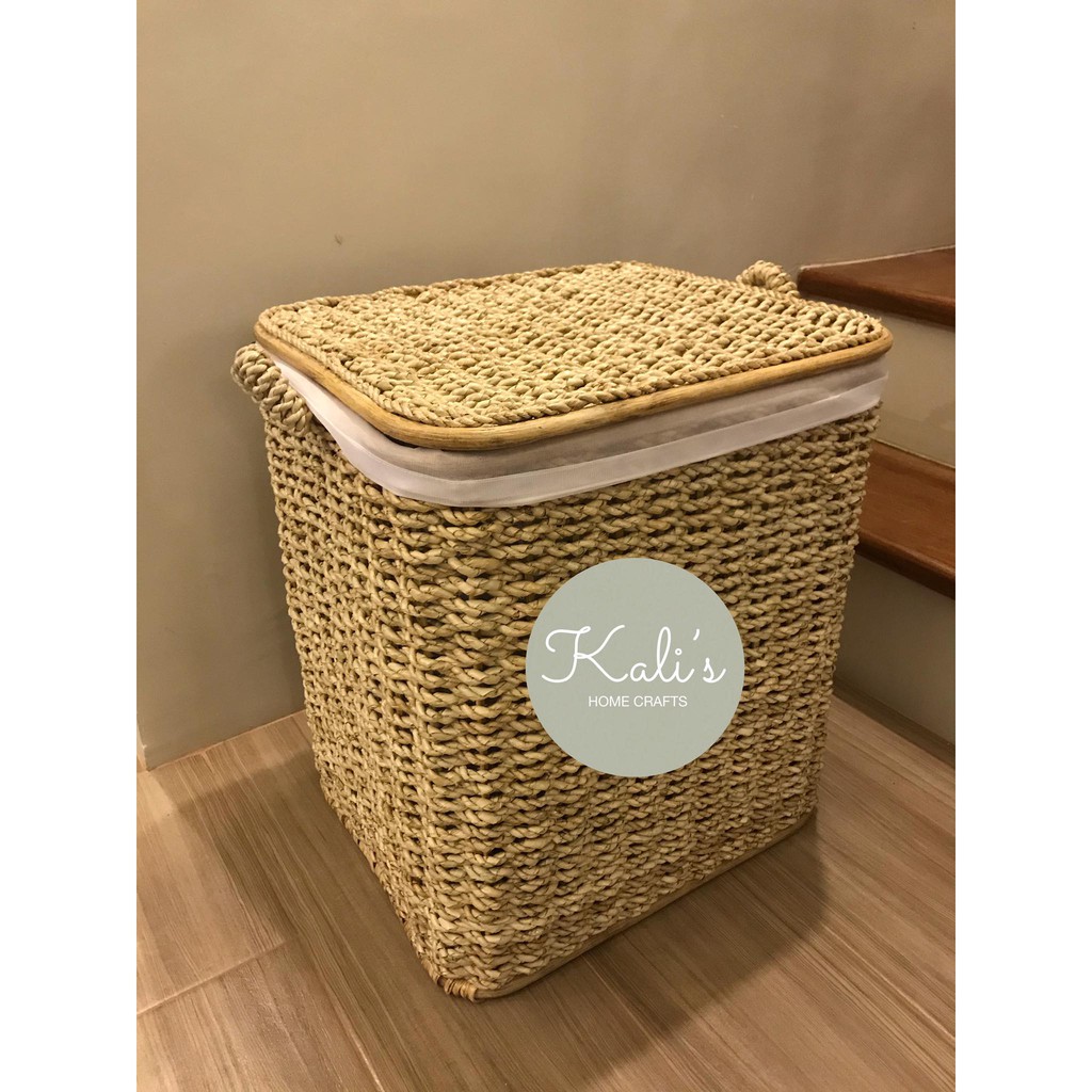 High Quality Rattan Hamper / Rattan Laundry Basket Shopee Philippines