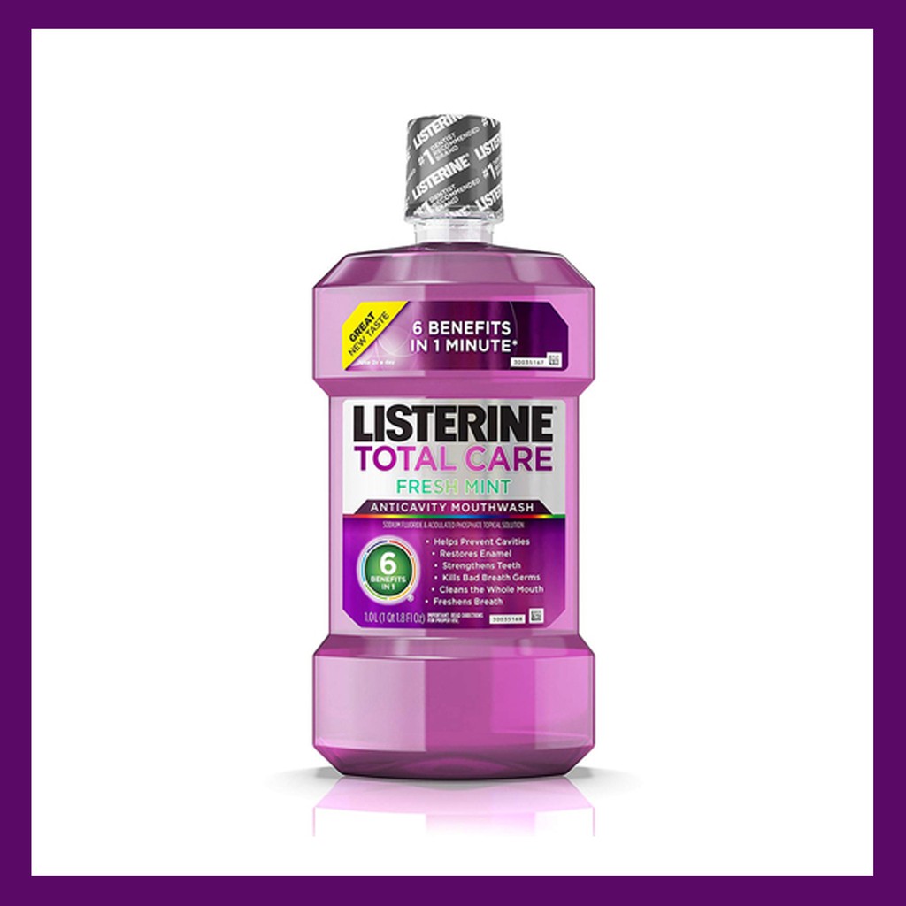 Listerine Total Care Anticavity Mouthwash 1L Shopee Philippines