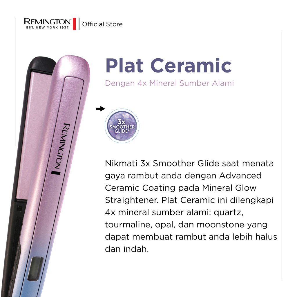 remington mineral glow straightener