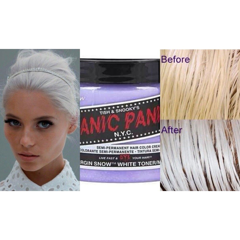 Manic Panic Virgin Snow White Toner Made In Usa Shopee Philippines