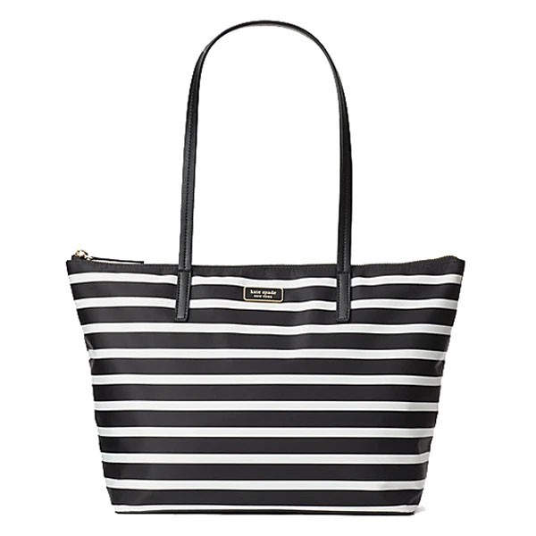 Authentic Kate Spade Hayden Top Zip Tote Sailing Stripe | Shopee Philippines