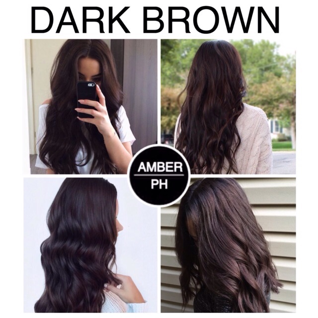 DARK BROWN HAIR DYE/COLOR | Shopee Philippines