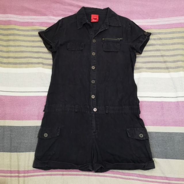 black jumpsuit romper