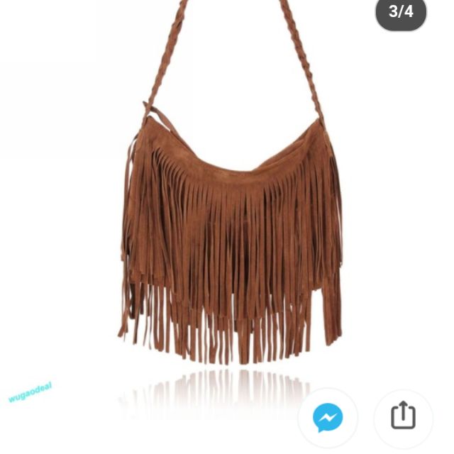 fringe messenger bag