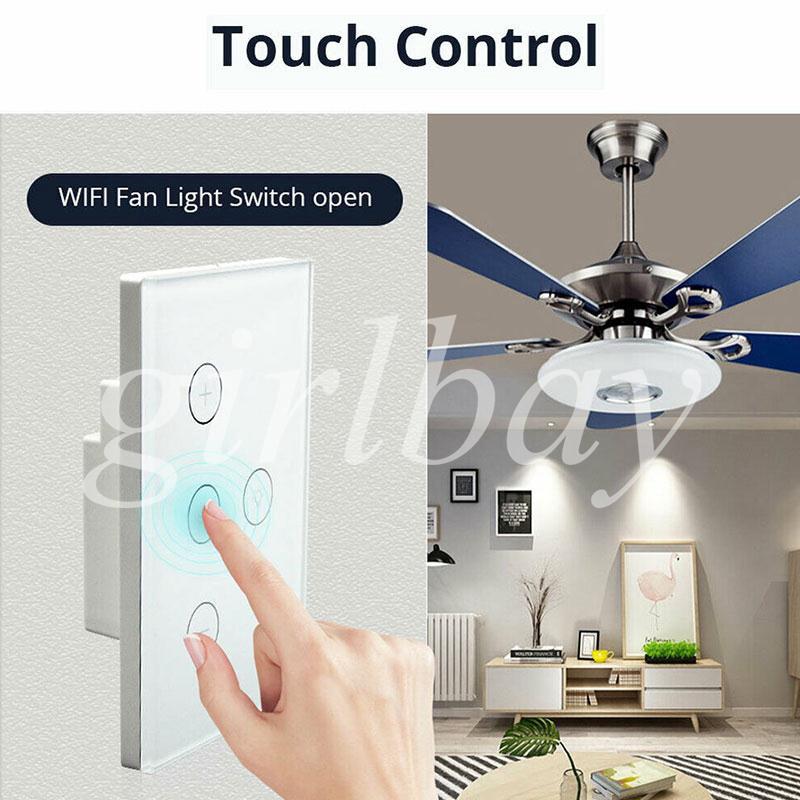 King Google Alexa Ifttt Smart Ceiling Fan Light Switch Timing Automation 120 Type Wireless Wifi