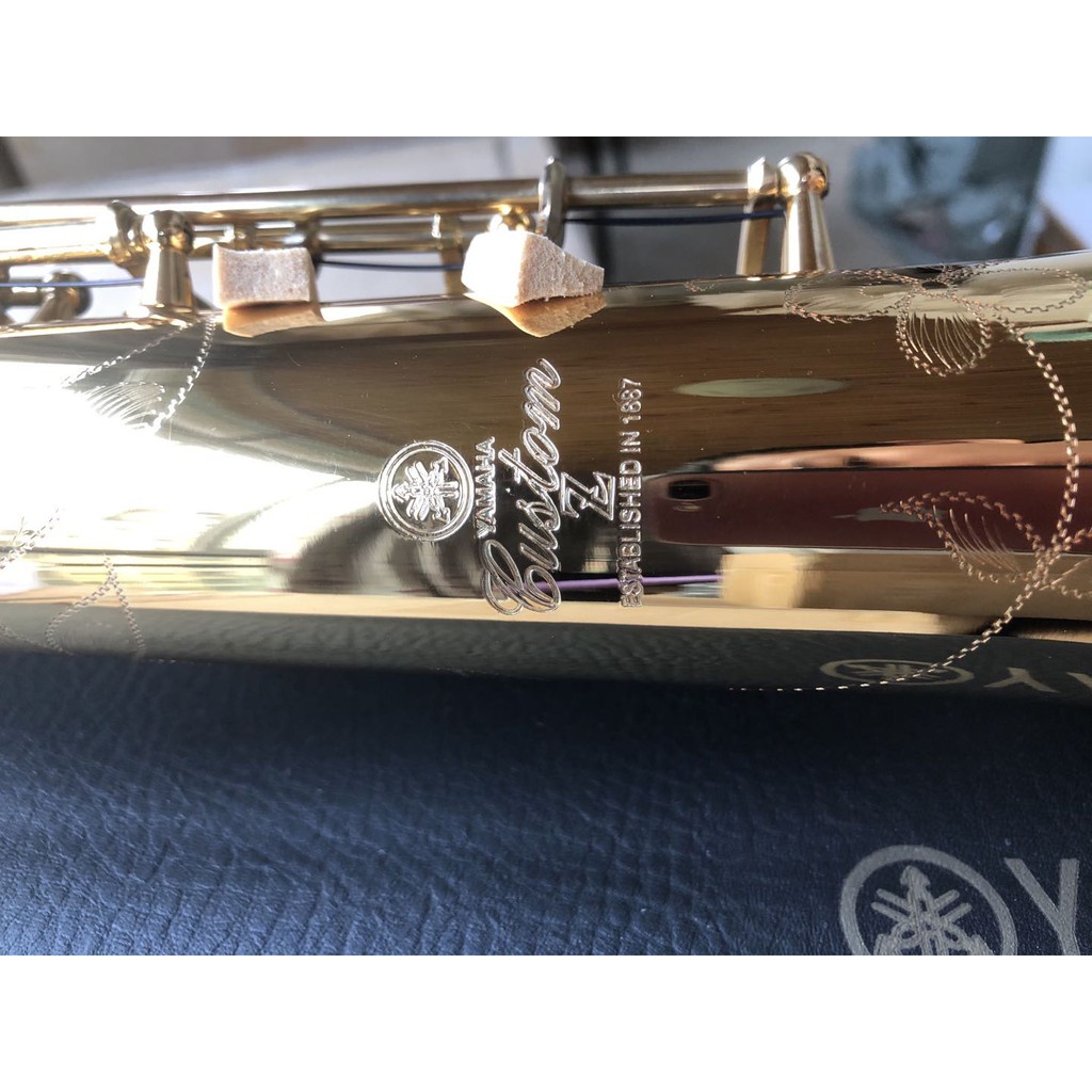 Yamaha 82Z Soprano Saxophone B flat Gold Plated with HIGH F# key Woodwind Music Instruments