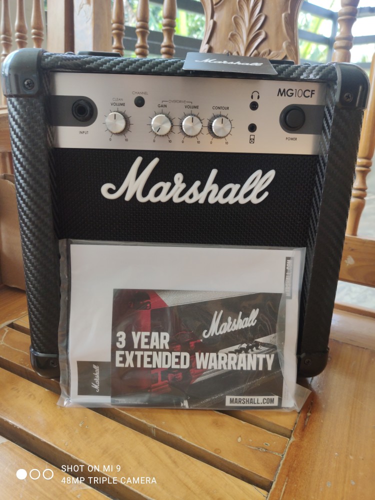 Marshall MG10CF MG Series 10-Watt Guitar Combo Amp (Black 