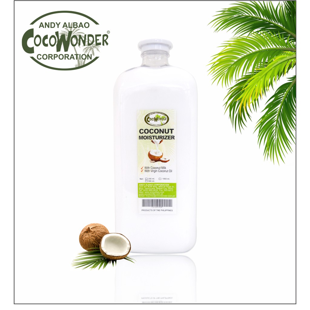 CocoWonder - COCONUT MOISTURIZER, Made of Organic Coconut Milk & MCT Coconut  Oil | Shopee Philippines