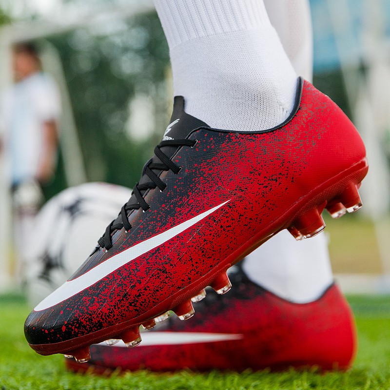 youth football cleats red
