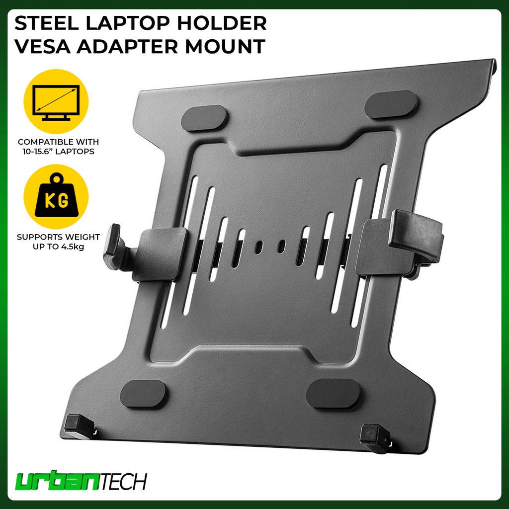 Steel Laptop Bracket Laptop VESA Mount Adapter for Monitor Desktop