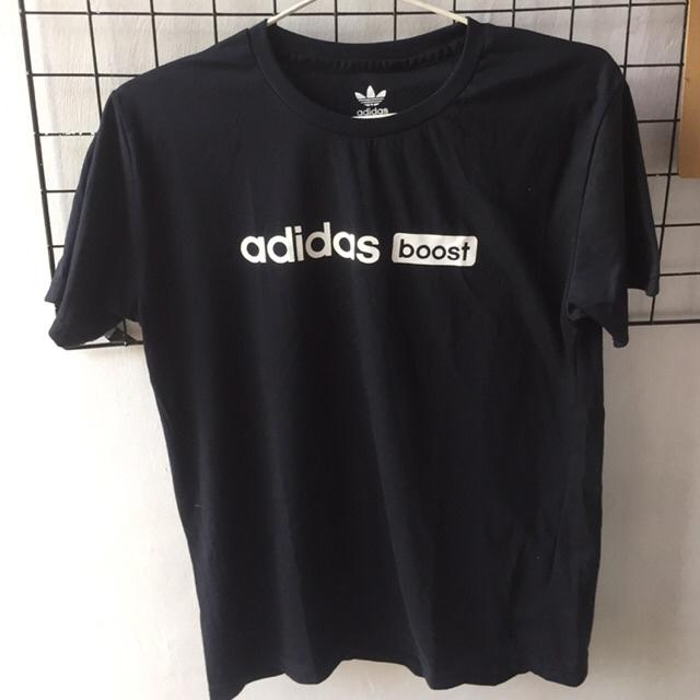 adidas black and white t shirt