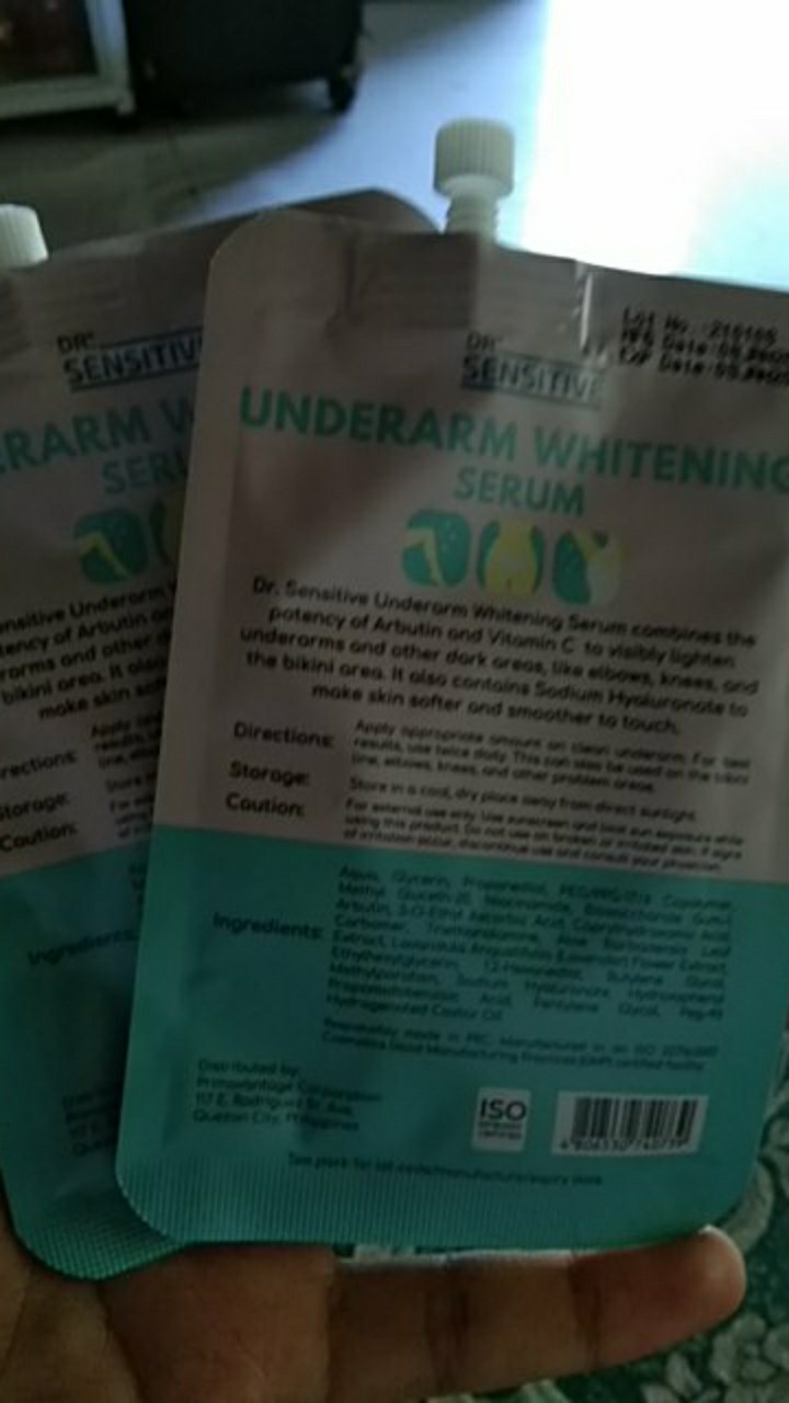 dr sensitive underarm whitening